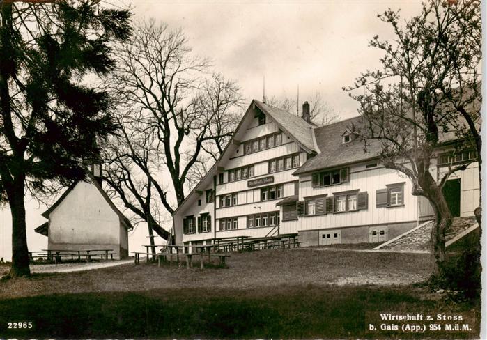 Gais AR Wirtschaft zum Stoss