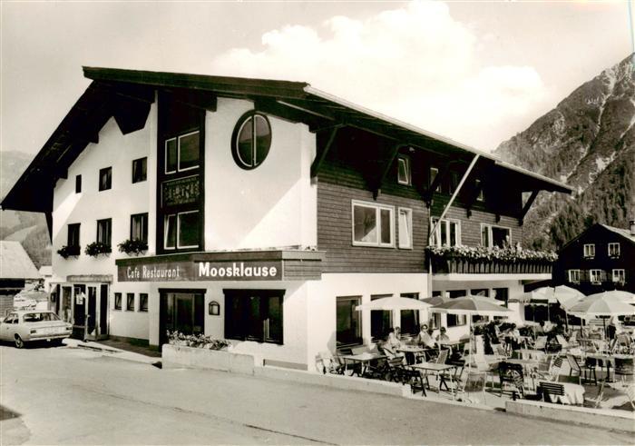 Mittelberg Kleinwalsertal AT Cafe Restaurant Moosklause