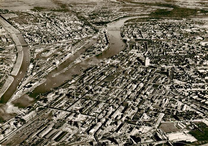 Ludwigshafen  Rhein BASF Werk Fliegeraufnahme