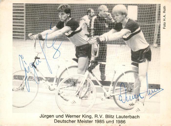 Lauterbach Hessen Juergen und Werner King Kunstradfahren DM 1985 und 1985
