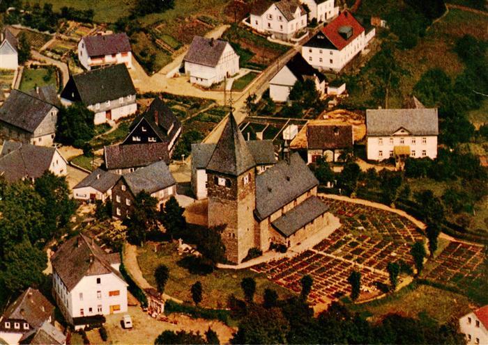 Attendorn Fliegeraufnahme Romanische Pfarrkirche Helden