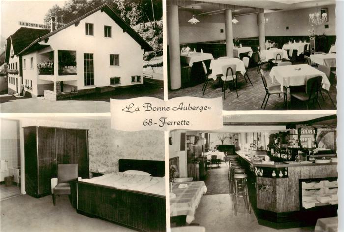 Ferrette Haut-Rhin La Bonne Auberge So cuisine soignee Son