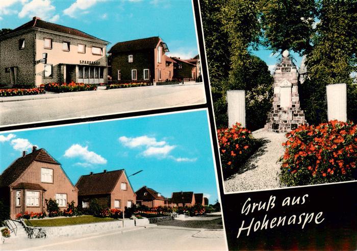 Hohenaspe Sparkasse Gedenkstaette Strassenpartie