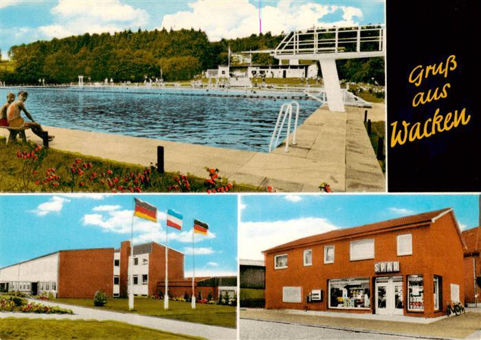 Wacken Schwimmbad Halle SPAR Geschaeft