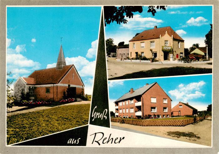 Reher  Holstein Itzehohe Kirche Gasthaus Wohnhaeuser