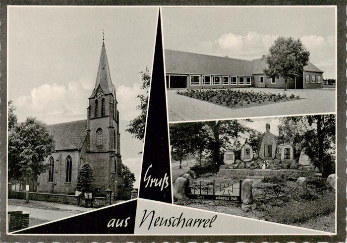 Neuscharrel Friesoythe Kirche Schule Gedenkstaette