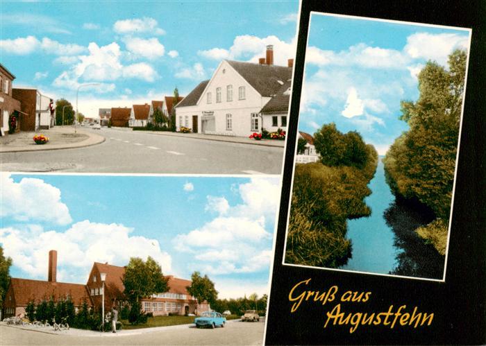 Augustfehn Ortsansichten Flusspartie