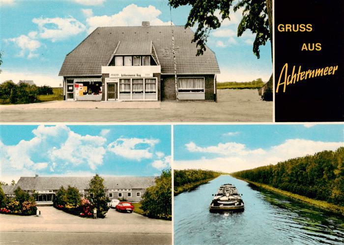 Achtermeer Jade Gaststaette Harms Kanalpartie