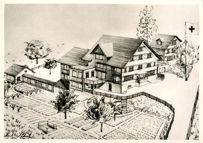 Lutenwil Toechterbund Ferienheim Heimetli Zeichnung