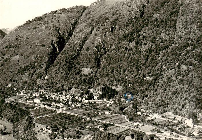 Cavigliano TI Fliegeraufnahme