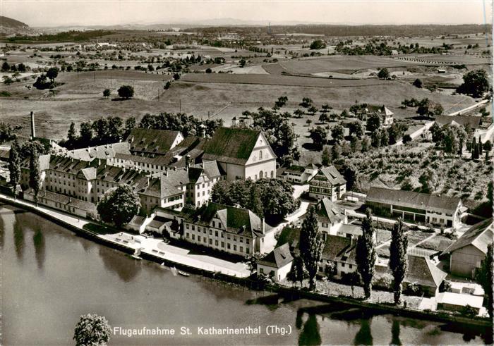 St Katharinental Diessenhofen TG Fliegeraufnahme