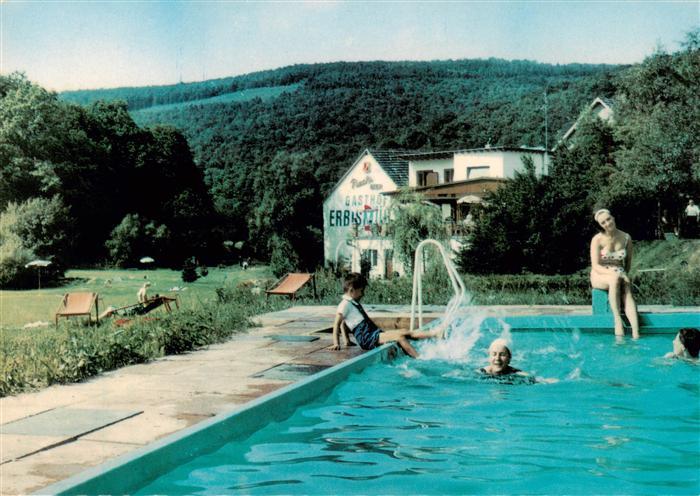 Neuweilnau Weilrod Gasthof Erbismuehle Poolpartie