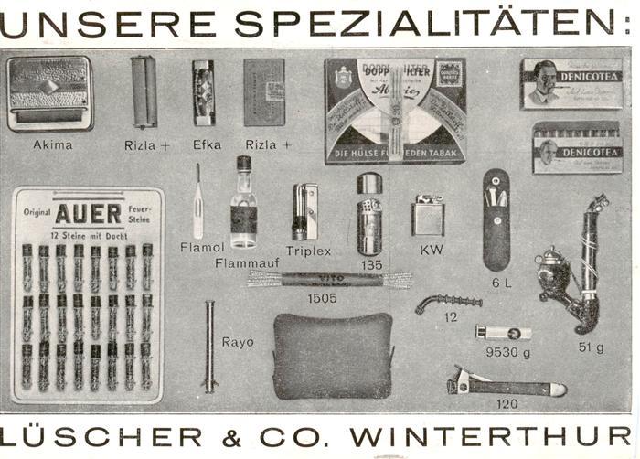 Winterthur  ZH Luescher und Co Raucherartikel