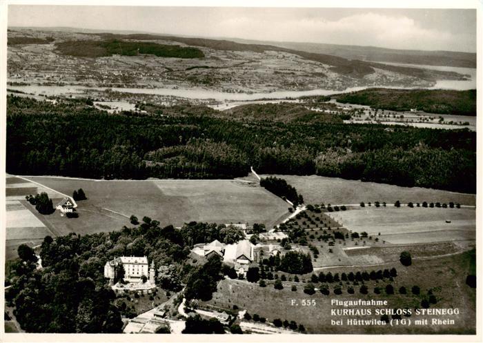 Huettwilen TG Fliegeraufnahme Kurhaus Schloss Steinegg