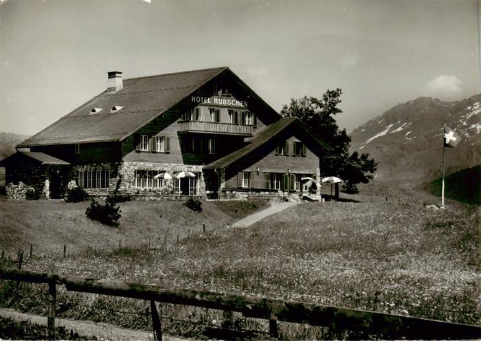 Braunwald GL Berghotel Restaurant Rubschen