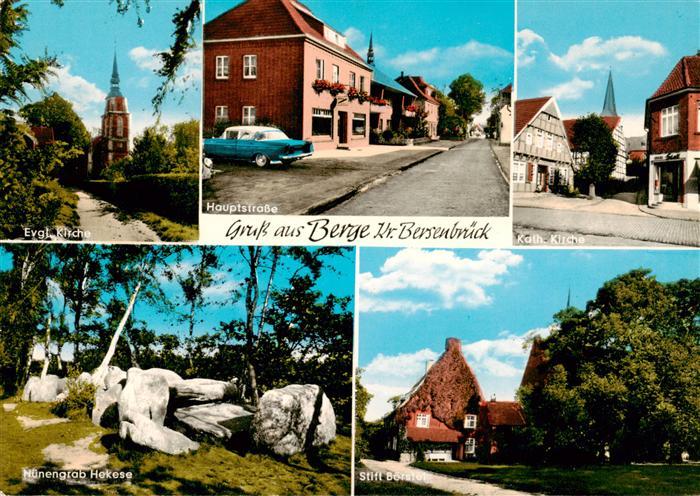 Bersenbrueck Ev Kirche Hauptstrasse Kath Kirche Huenengrab Hekese Stift Boerstei