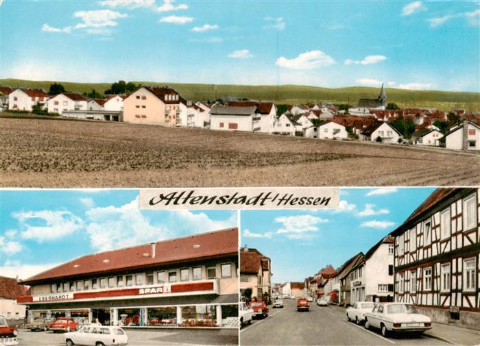Altenstadt Hessen Panorama Lebensmittel Geschaeft Strassenpartie