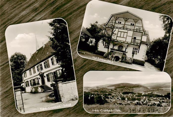 Fraenkisch-Crumbach Schloss Hof Schleiersbach Panorama