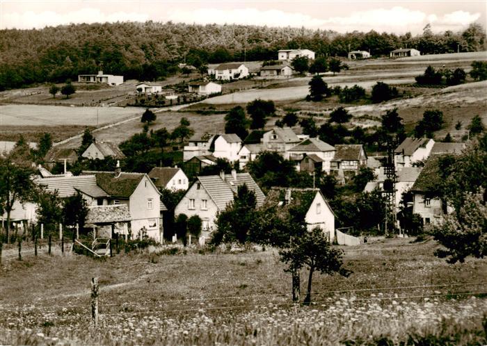 Hassenroth Hoechst  Odenwald Panorama mit Gasthaus Metzgerei Friedrich