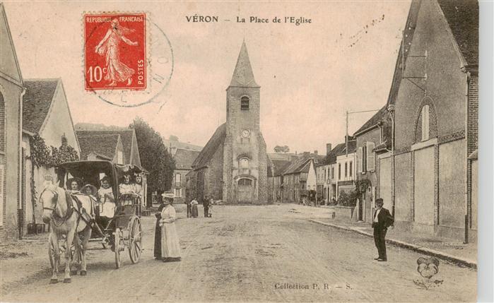 Veron 89 Yonne Place de l Eglise