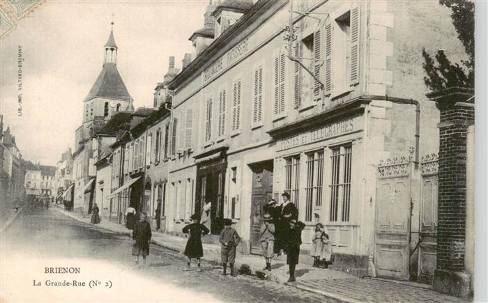 Brienon-sur-Armancon Bourgogne 89 Yonne Grande Rue