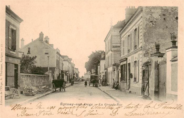 Epinay-sur-Orge 91 Essonne La Grande Rue