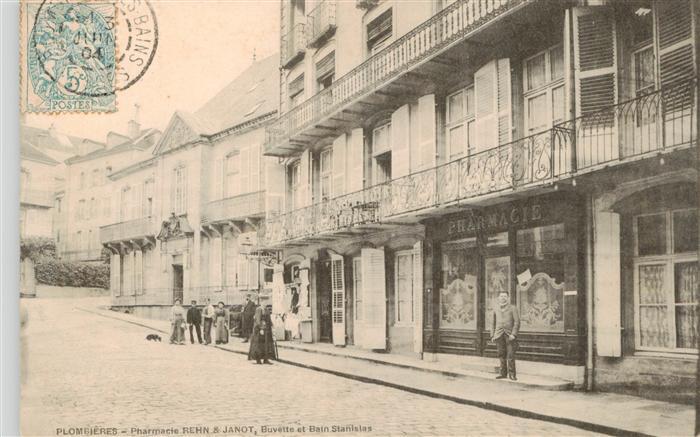 Plombieres-les-Bains 88 Vosges Pharmacie Buvette et Bain Stanislas