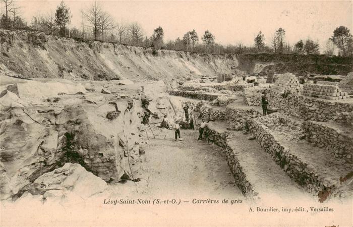 Levy Saint-Nom-la-Breteche 78 Yvelines Carrières de grès