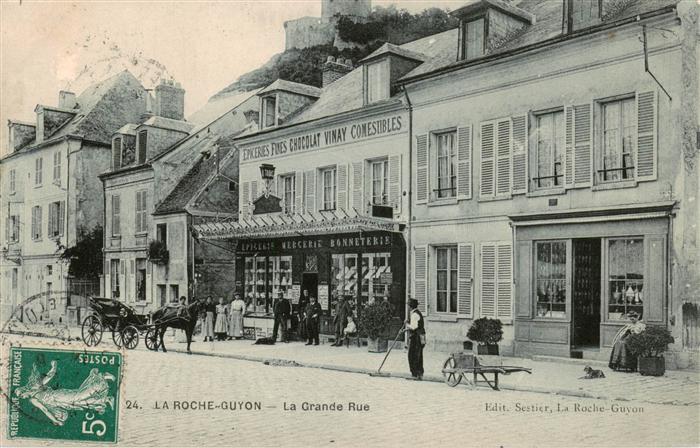 La Roche-Guyon 95 Val-d Oise La Grande Rue