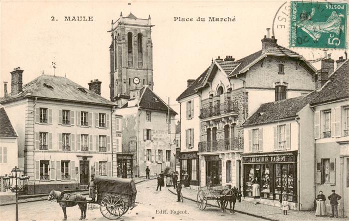 Maule 78 Yvelines Place du Marché