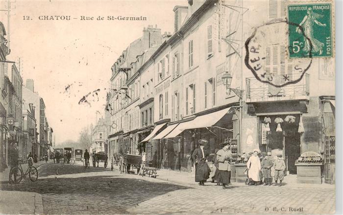 Chatou 78 Yvelines Rue de Saint Germain