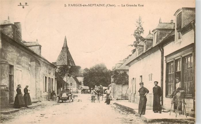 Farges-en-Septaine 18 Cher La Grande Rue