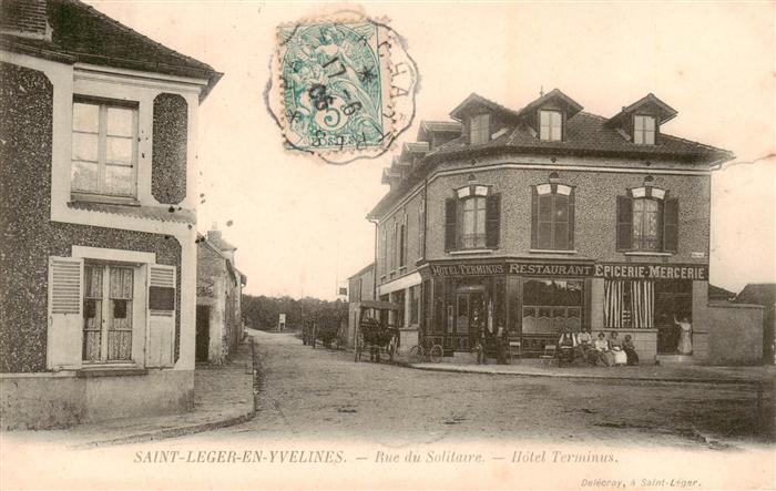 Saint-Leger-en-Yvelines Rue du Solitaire Hôtel Terminus