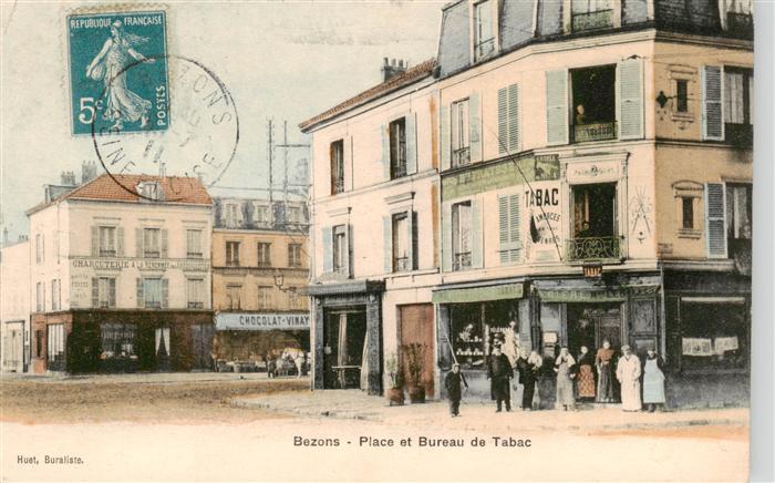 Bezons 95 Val-d Oise Place et Bureau de Tabac