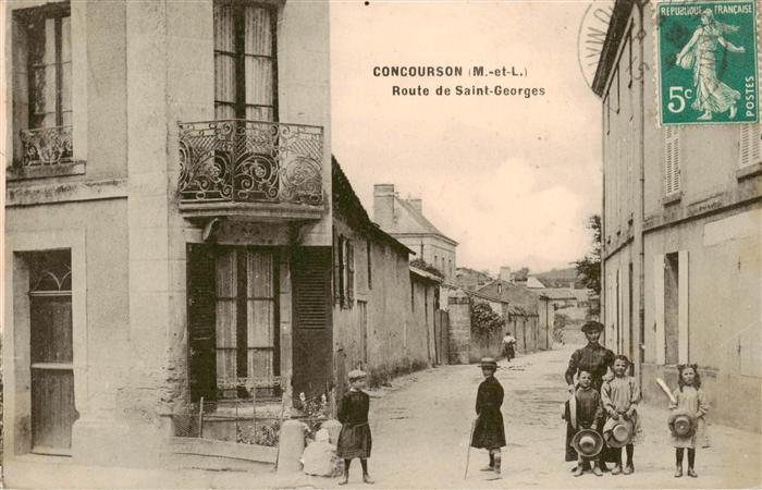 Concourson-sur-Layon 49 Maine-et-Loire Route de Saint Georges