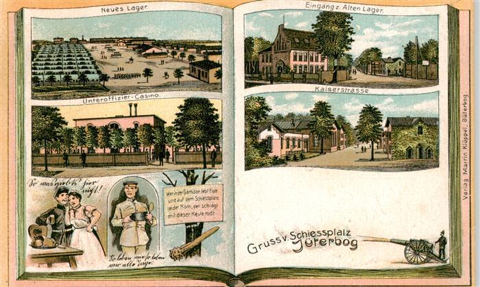 Jueterbog Schiessplatz Neues Lager Unteroffiziers Casino Altes Lager Kaiserstras