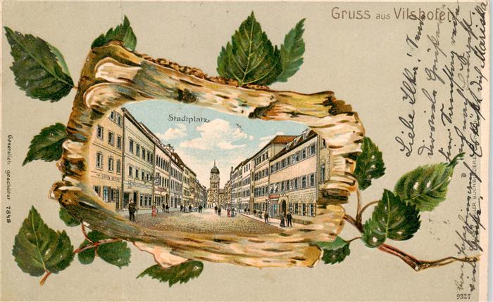 Vilshofen Oberpfalz Stadtplatz