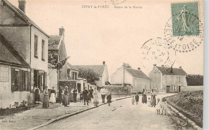 Civry-la-Foret 78 Yvelines Route de la Mairie