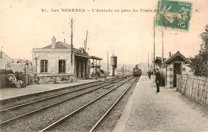 Les Mureaux 78 Yvelines Arrivee en gare du Train de la Gare