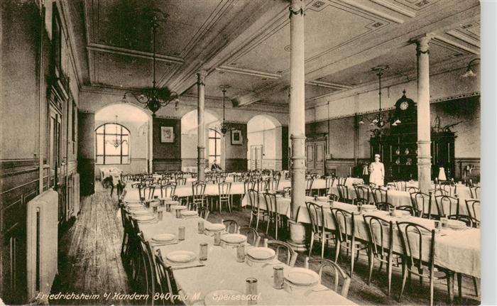 Friedrichsheim Rehaklinik Malsburg-Marzell Kandern BW Speisesaal