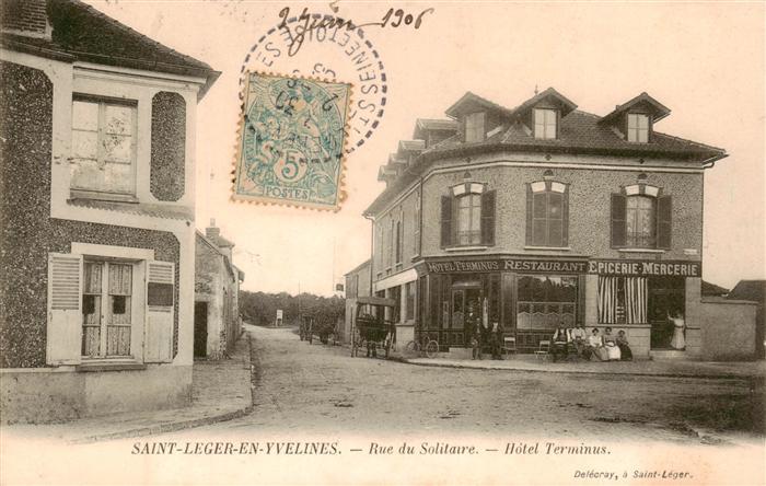 Saint-Leger-en-Yvelines Rue du Solitaire Hotel Terminus