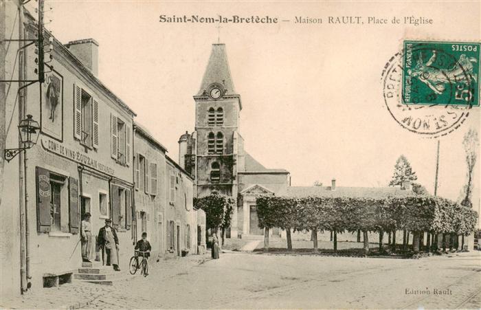 Saint-Nom-la-Breteche 78 Yvelines Maison Rault Place de l'Eglise