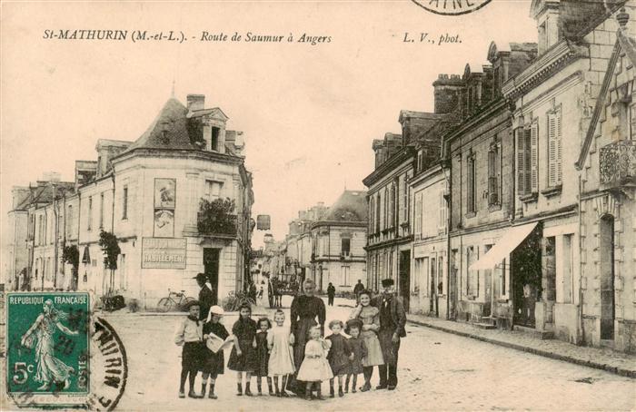 St-Mathurin-sur-Loire 49 Maine-et-Loire Route de Saumur a Angers