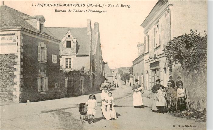 St-Jean-des-Mauvrets Rue du Bourg Bureau de Tabac et Boulangerie