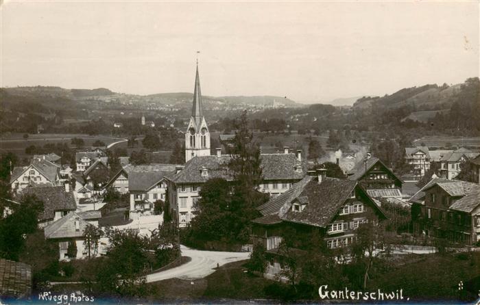 Ganterschwil Ganterswil SG Ortsansicht mit Kirche