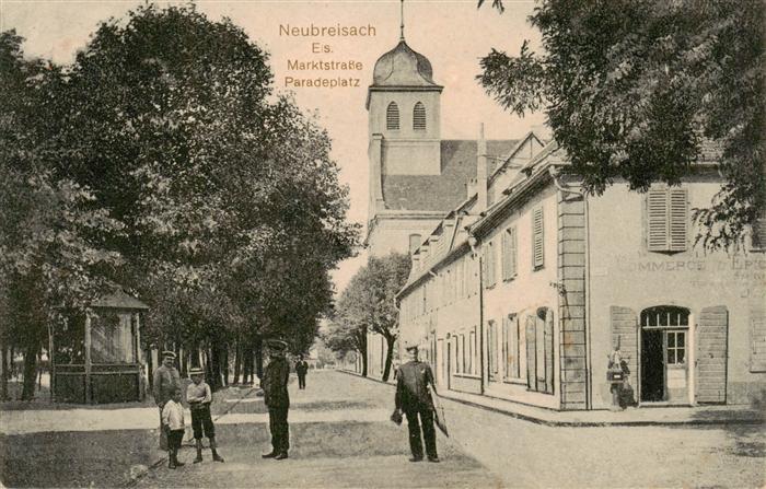 Neubreisach Neuf-Brisach 68 Haut-Rhin Marktstrasse Paradeplatz