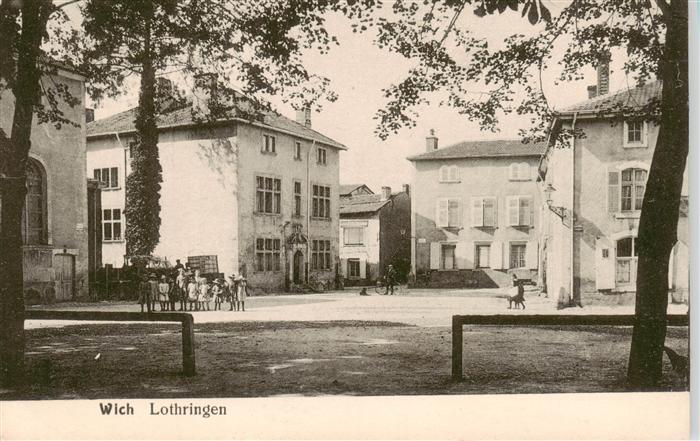 Wich 57 Moselle Lothringen Dorfplatz