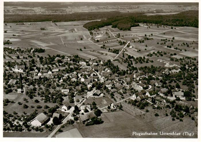 Unterschlatt Basadingen TG Fliegeraufnahme