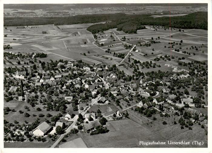 Unterschlatt Basadingen TG Fliegeraufnahme