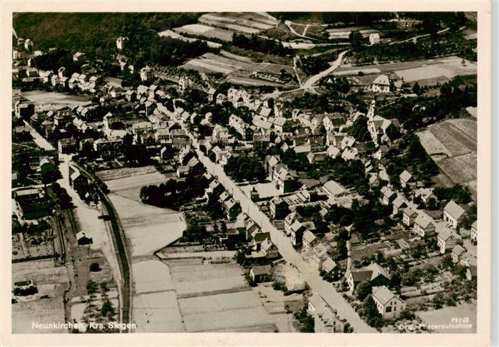 Neunkirchen Siegen Siegerland Fliegeraufnahme